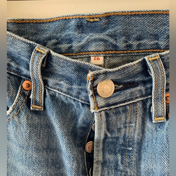 Levi's Light Blue Ankle Jeans - Picture 3 of 6